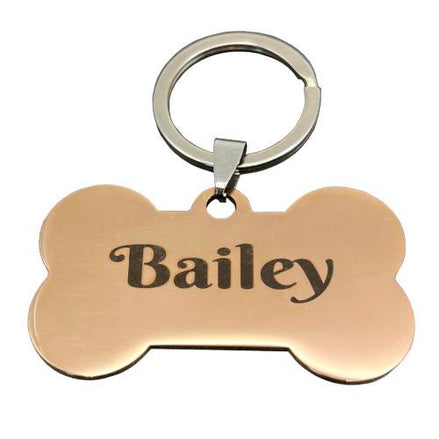 Hondenpenning Rose Gold 5 x 3 cm