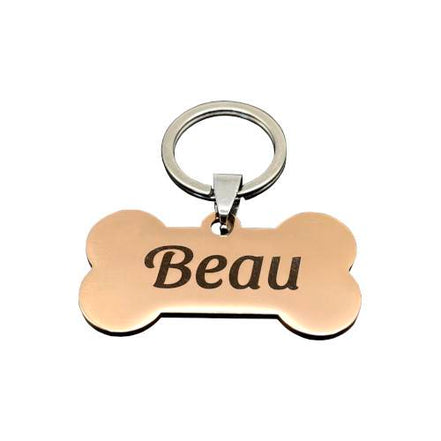 Hondenpenning rose gold