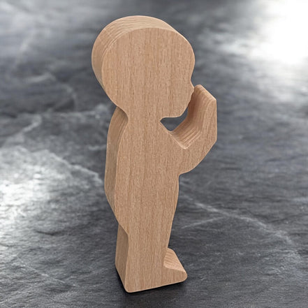 Silhouet poppetje beukenhout