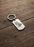 Sleutelhanger rvs met foto en naam hond