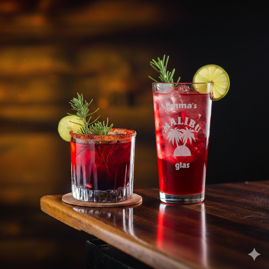 Longdrinkglas 40 cl – Personaliseerbaar met tekst of logo