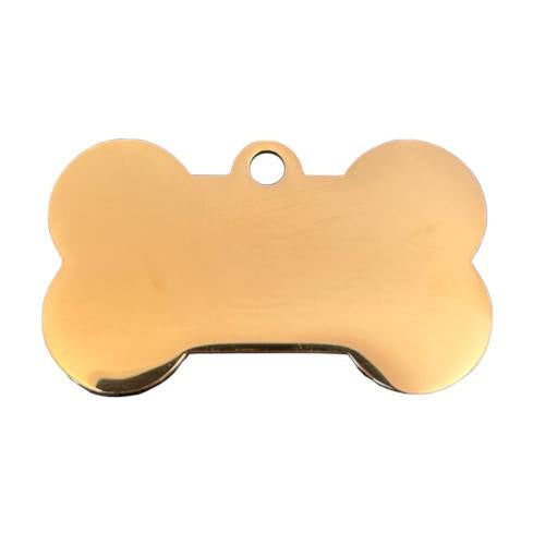 Hondenpenning rvs rose gold