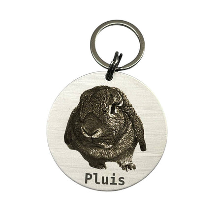 Sleutelhanger met foto en naam