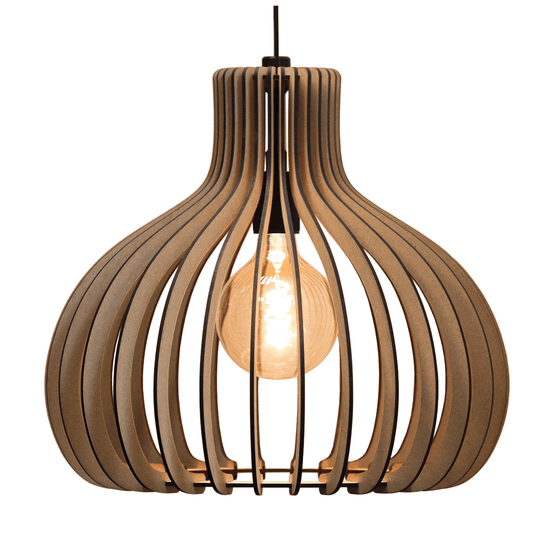 Houten lamellen hanglamp Decospace Venetian Glow DE-003