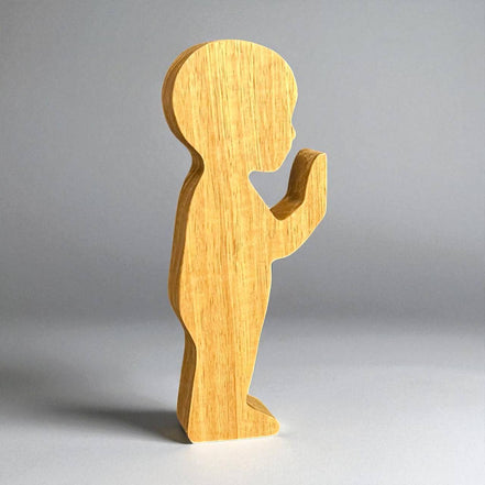 Silhouet poppetje movingui hout