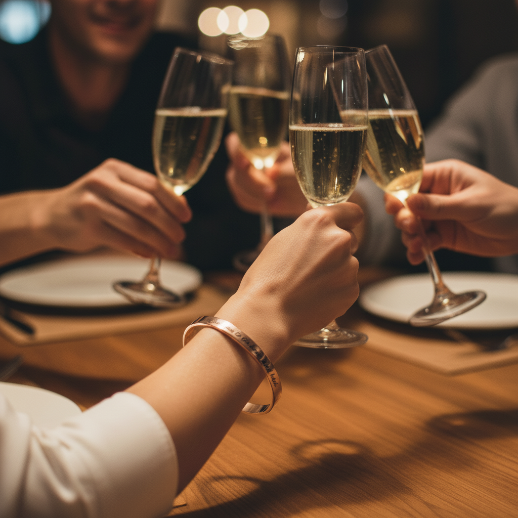 Roestvrijstalen armbandje met naam maat aanpasbaar