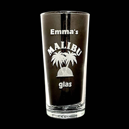 Longdrinkglas 400 met text of logo