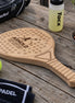 Gepersonaliseerde padel borrelplank van massief beukenhout met lasergravure – Decospace